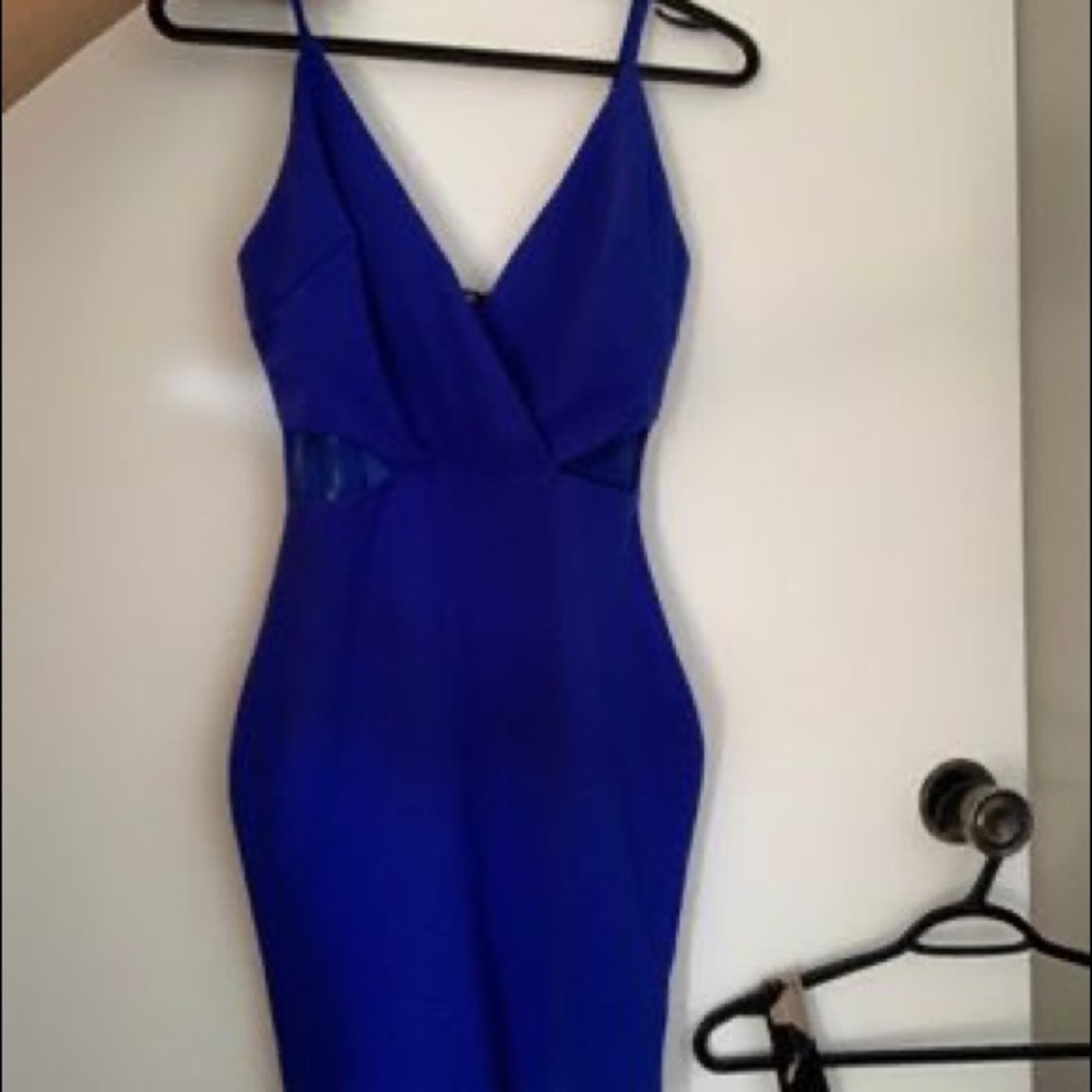 Sexy blue dress